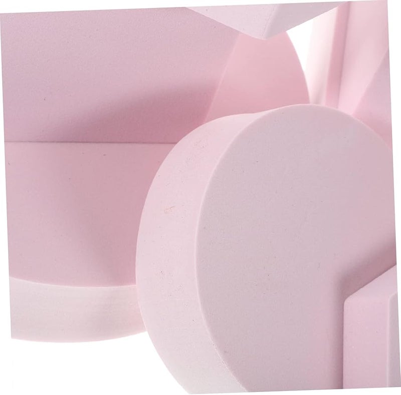 Geometric Cube Props Set Pink 8pcs For Product Photography Jewelry Makeup Cosmetics - Image 2